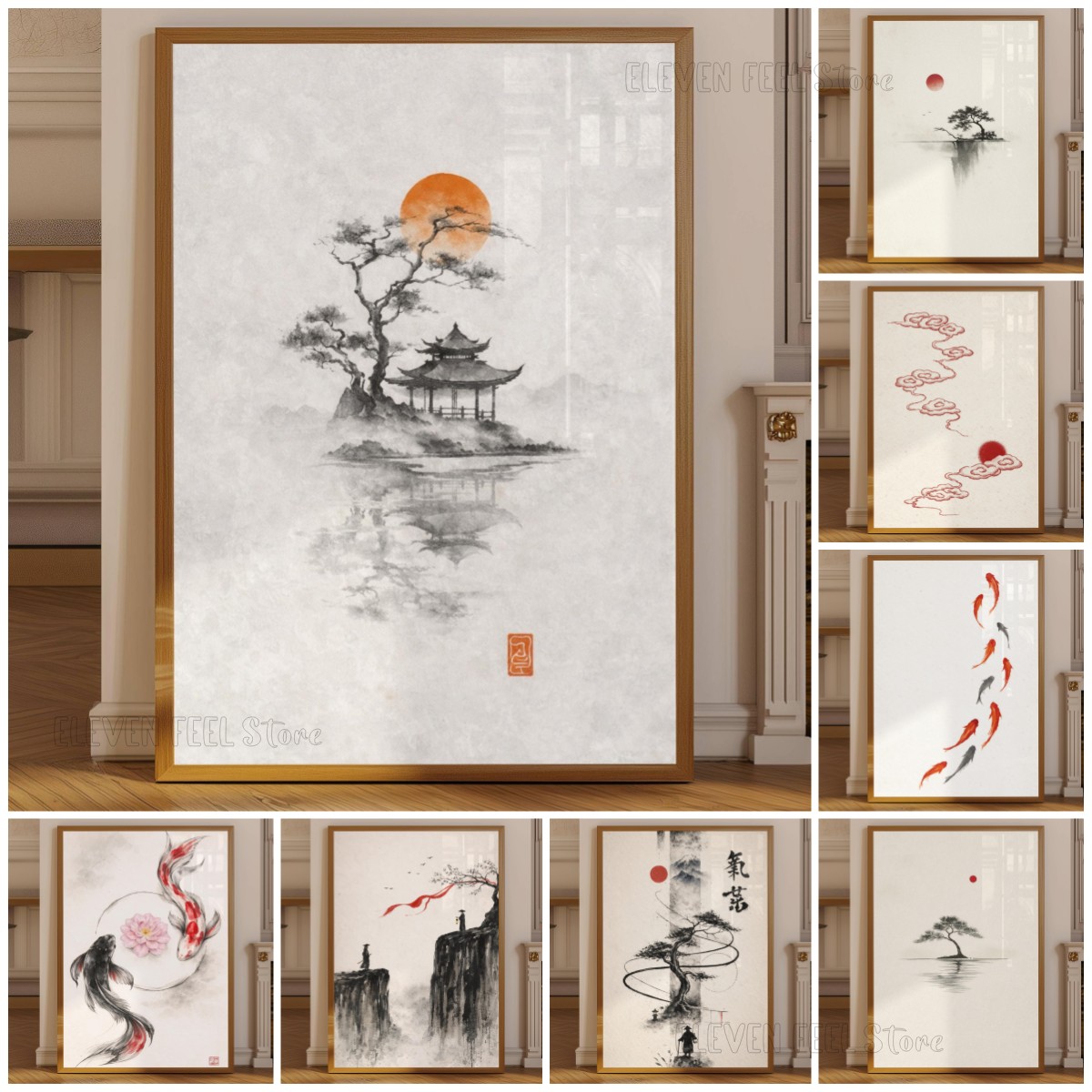 Japanse Inktboom Poster Wabi S - Japanese Zen Lifestyle recensie en prijs