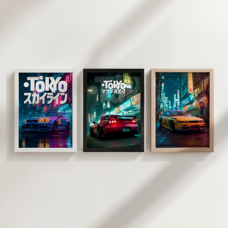 Vintage Tokyo JDM Auto Poster  - Japanese Tokyo Lifestyle recensie en prijs