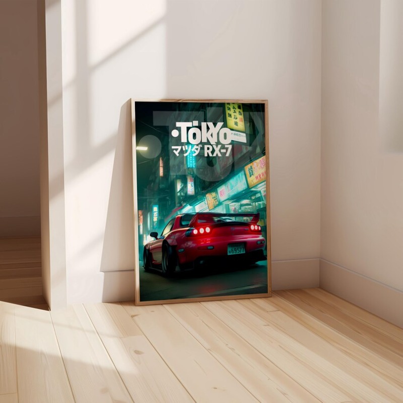 Vintage Tokyo JDM Auto Poster  - Japanese Tokyo Lifestyle recensie en prijs