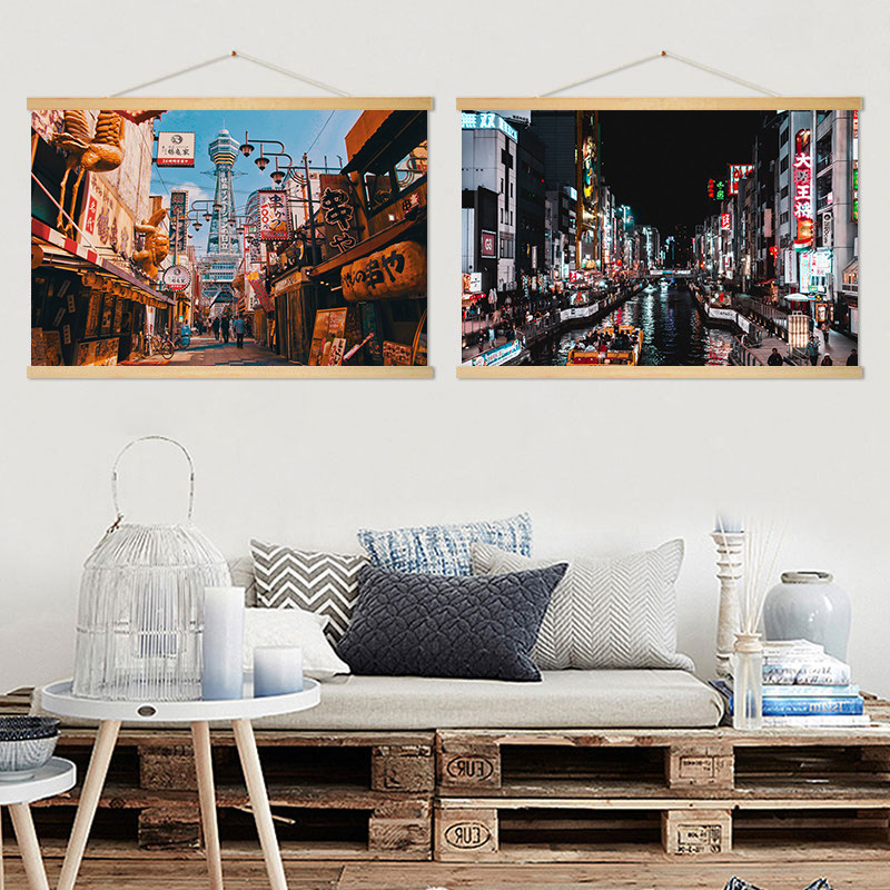 Japanse straatbeeld schilderij - Japanese Tokyo Lifestyle recensie en prijs