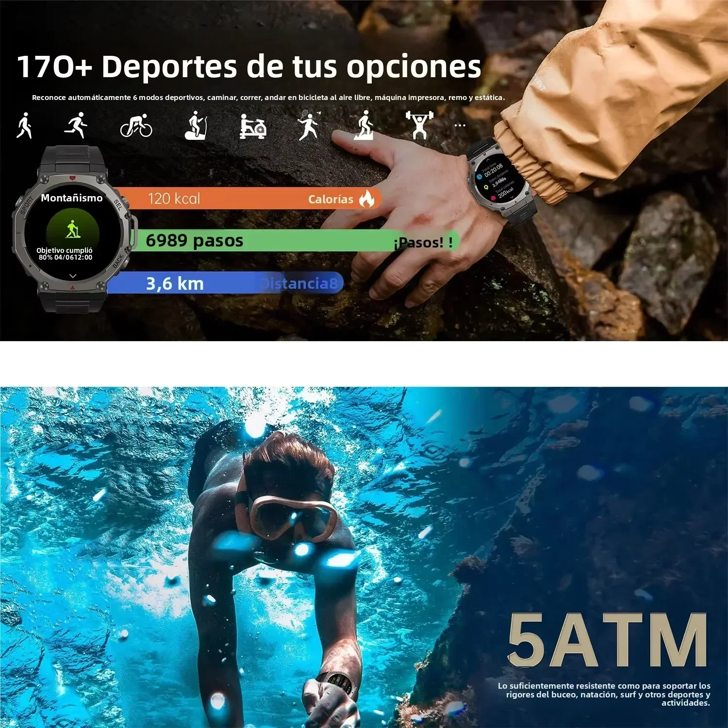Smartwatch voor heren met GPS, - Japanese Active Lifestyle recensie en prijs